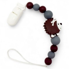 Силіконова цепочка для пустушки Їжачок