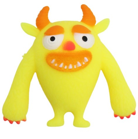 Монстрик, антистрес, піна, жовтий
