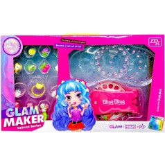 Набор украшений (инструмент для причесок, стразы, блестки, резинки для волос, украшения) в коробке