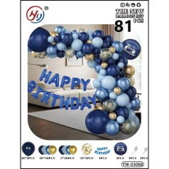 Набір повітряних куль 81шт для створення фотозони - арки YW-03088