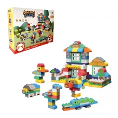 Конструктор мʼякий (гумовий) 151дет.кор.38*10,5*29