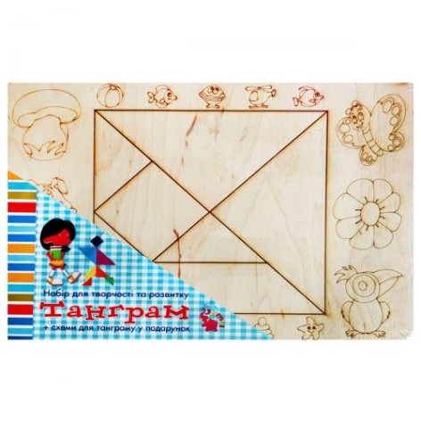 Набор для творчества и развития "Танграм", большой