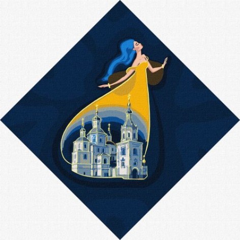 Картина по номерам "Берегиня Сум"???