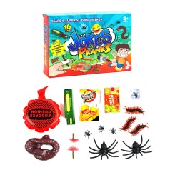 Набір приколів (16 елементів: муляжі, фігурки комах)