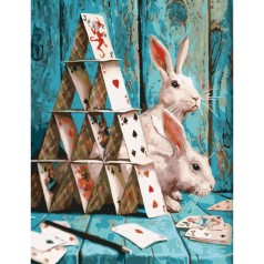 Роспись по номерам Карточный домик