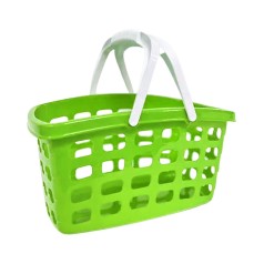 Корзина для покупок, пластиковая (зеленая)