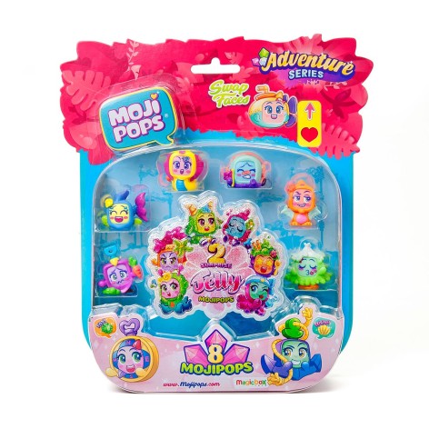 Набор фигурок MOJI POPS серии "Adventure" – СИЮЩИЙ СЮРПРИЗ (8 фигурок)