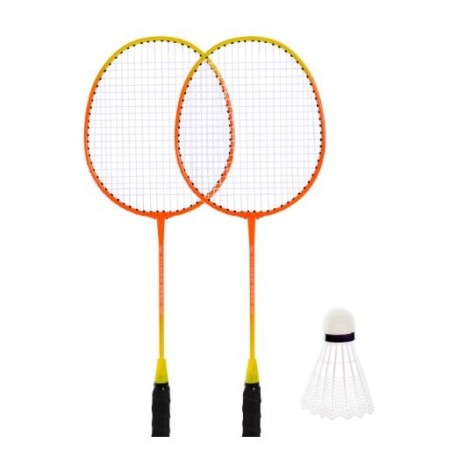 Бадминтон, 2 ракетки нейлон+ волан в чехле 65 см (КРАСНЫЙ)