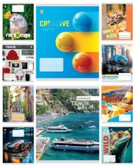 Тетрадь 36 арк. клітка Люкс ТЕ11444 Мікс 1, 20 шт. в уп. /320/ 10к.