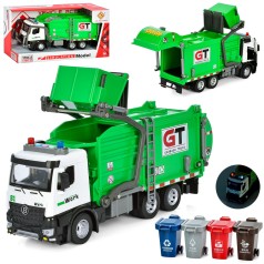 Сміттєвоз 32см,інерція,звук,світло,на бат-ці(табл),гумові колеса,рухомі деталі, в кор-ці 36-18,5-10,5см 