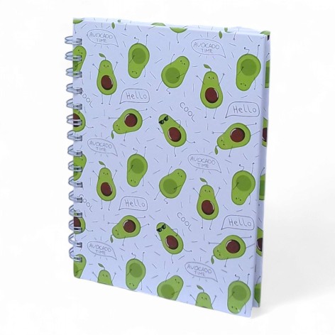Блокнот на спирали Авокадо біле