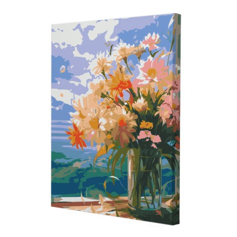 Картина по номерам Riviera Blanca Цветочный бриз 40x50 см (RB-1190)