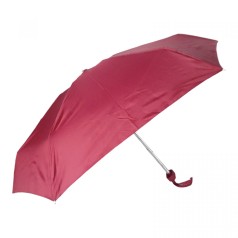 Зонтик механический, мини, складной (бордовый)