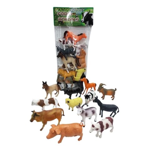 Набор животных Ферма Домашние животные в пакете