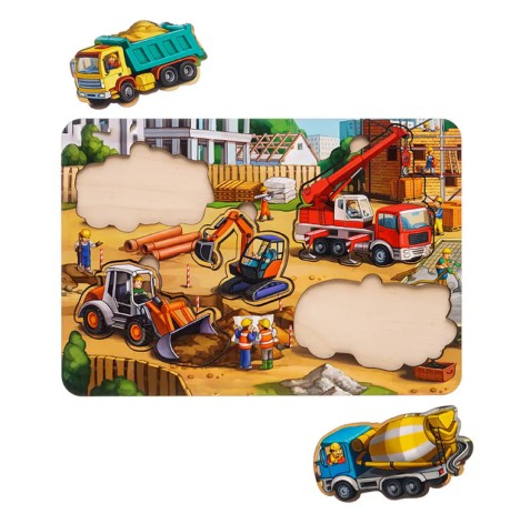 Дерев'яні пазли вкладиші Ubee 