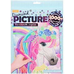 Бриллиантовая мозаика Очаровательный единорог