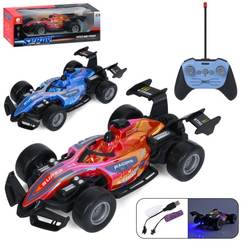Р/К Машина, акум, 29см, 1:14, пара/дим, світло, гумові колеса, USBзарядне, 2 кольори, в кор-ці, 39,5-13-17см /8/