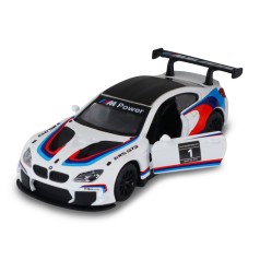 Автомодель інерційна BMW M6 GT3 (білий), відкриваються двері 250408