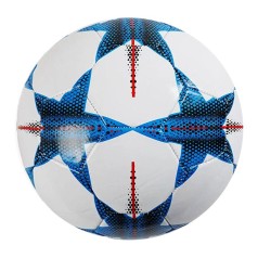 М'яч футбольний розмір 5, PVC, гумовий балон (білий)