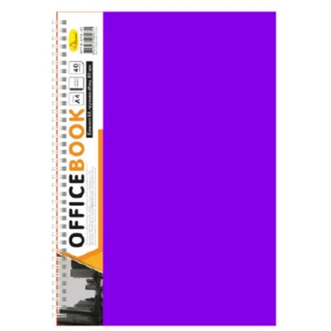 Блокнот "Office Book" A4, 40 листов (фиолетовый)