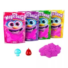 Magic sand в пакете 39401-4 фиолетовый, 0,200 кг