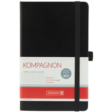Книга записн. Компаньон черн. А5 клетка