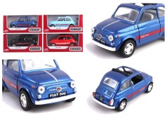 Машинка іграшкова Kinsmart Fiat 500, металева, інерційна 16х8х7/96-4