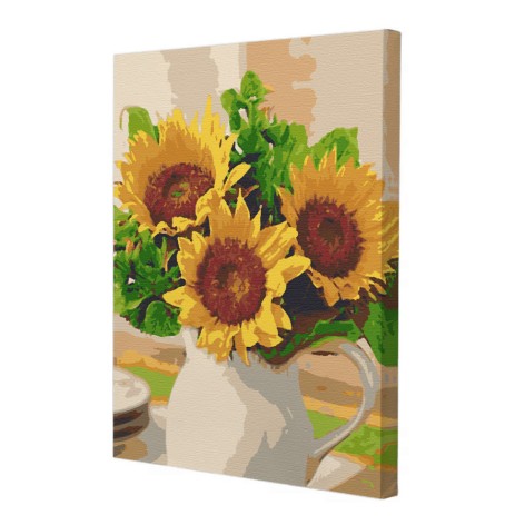 Картина за номерами Riviera Blanca "Сонце у глечику" 40x50 см 21 колір (RB-0094)