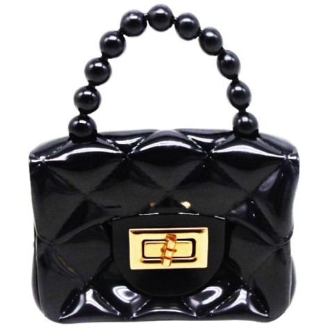 Сумочка пластикова "Модниця", чорна