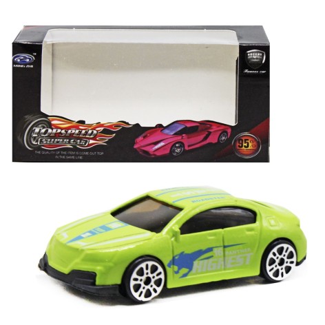 Машинка металева, міні, (салатова)