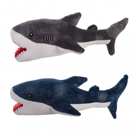 Мягкая игрушка акула, 2 цвета 60 см.