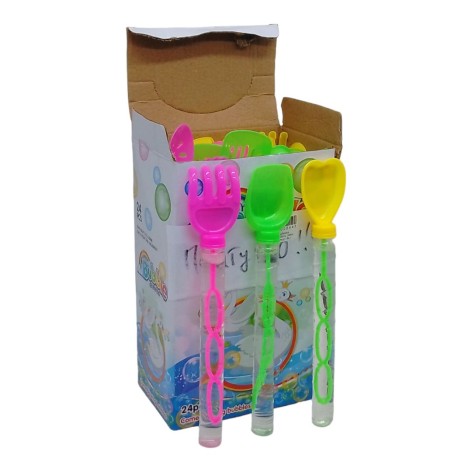 Мыльные пузыри "Лопатки, ситечка, грабли", 25 см, 50 мл (цена за 1 шт.)