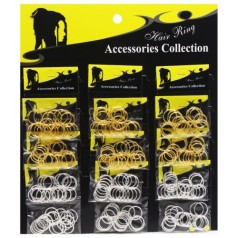 Кільця для волосся, золото та срібло