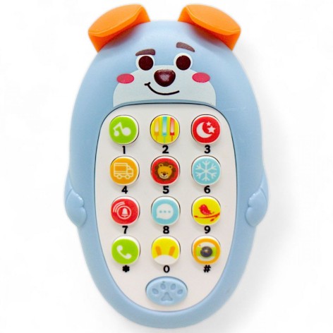 Інтерактивна іграшка "Телефон" (англ.), блакитний