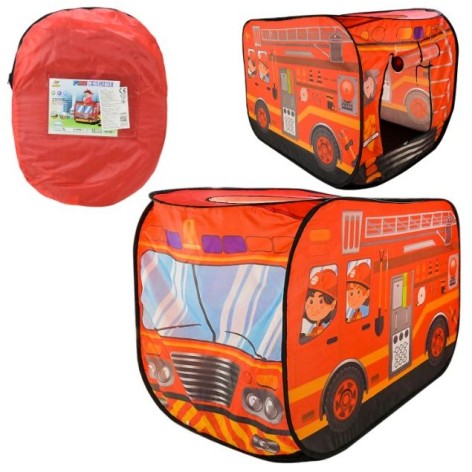 Палатка детская "Пожарная служба" 110 х 63 х 70 см