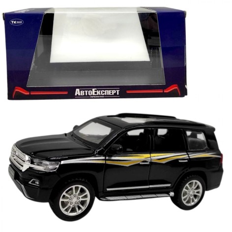 Машинка "Авто Експерт" металопластик, 1:32, звук, світло, інерція, рухомі елементи (ЧОРНИЙ)