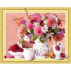 Алмазна мозаїка за номерами 0088ELT 40*50 об'ємна 