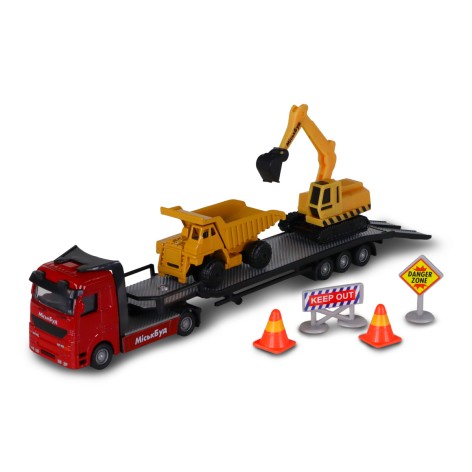 Игровой набор - АВТОПЕРЕВОЗЧИК (автоперевозчик, самосвал, экскаватор, аксессуары) 541757.270
