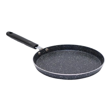 Сковорідка алюмінієва для млинців  22 см чорний без кришки YF826-22