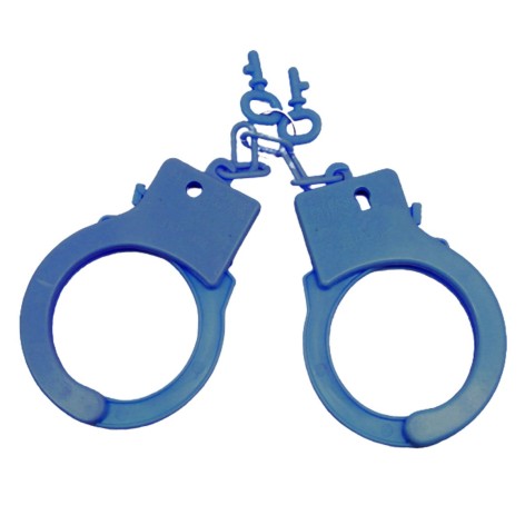 Наручники пластиковые синий