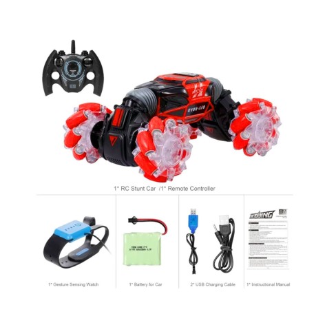 Машинка-Перевертиш на радіокеруванні червона