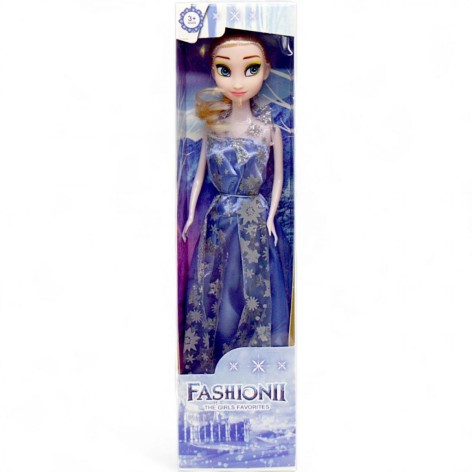 Кукла ЭЛЬЗА голубая кружево