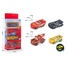 Набор машин герои, 4 модели, инерционный механизм, длина моделей: 8 см, в кор. /120-2/