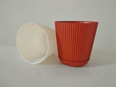 Горщик для квітів Геліос D11 мікс з підставкою 0,75 л