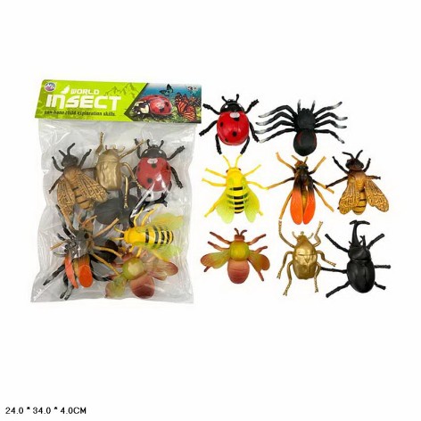 Набір фігурок комах 8 шт. у пакеті 85-35