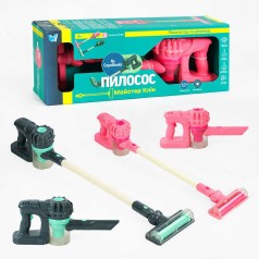 Пилосос  WToys, 2 кольори, 3 насадки, підсвічування, дзижчання, всмоктує пил, в кор. 