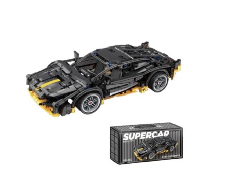 Конструктор "Суперкар" чорний (589 деталей)