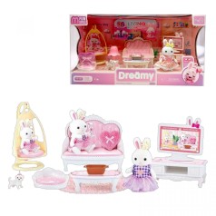 Іграшковий набір меблів MIC з флоксовими фігурками мікс видів