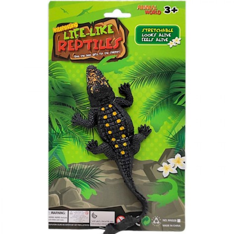 Антистрес тягучка (30 см), Крокодил чорний