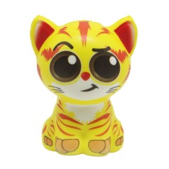 Игрушка сквиш котик желтый